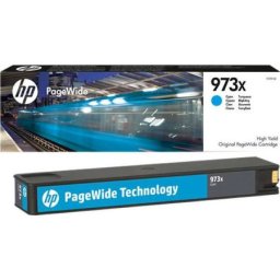 Cartus de cerneala original HP 973X Cyan (F6T81AE, HP973X) pentru PageWide Pro 452dw 452dwt MFP 477dw 477dwt P57750dw