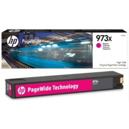 Cartus de cerneala original HP 973X Magenta (F6T82AE, HP973X) pentru PageWide Pro 452dw 452dwt MFP 477dw 477dwt P57750dw