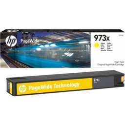 Cartus de cerneala original HP 973X Yellow (F6T83AE, HP973X) pentru PageWide Pro 452dw 452dwt MFP 477dw 477dwt P57750dw