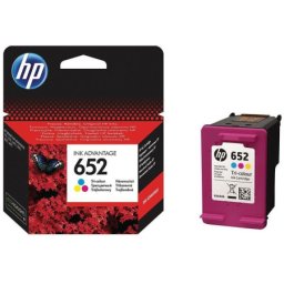Cartus de cerneala original HP 652 Color (F6V24AE, HP652) pentru DeskJet Ink Advantage 1115 2135 2136 3635 3636 3700 3775 3785 3787 3788 3835 4535 4675 5075 5275