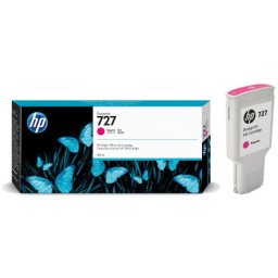 Cartus de cerneala original HP 727 Magenta (F9J77A, HP727) pentru Designjet T1500 914mm ePrinter T1530 T2500 PostScript eMultifunction T2530 36 in 914 mm T920 T930