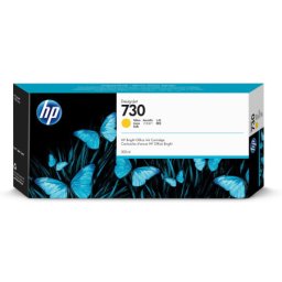 Cartus de cerneala original HP 730 Yellow (P2V70A, HP730) pentru Designjet T1700 T1700dr T2600