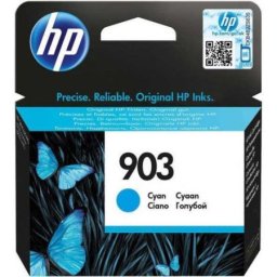 Cartus de cerneala original HP 903 Cyan (T6L87AE, HP903) pentru OfficeJet 6950 All in One 6960 6970 Officejet Pro 6975