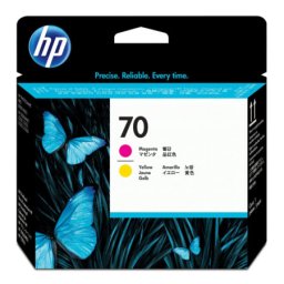 Cap de printare original HP 70 Magenta & Yellow (C9406A, HP70) pentru Designjet Z2100 Photo Z2100GP Z3100 Z3100GP Z3100PS GP Z3200 Z3200ps Z5200 PostScript Z5200ps Z5400