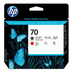 Cap de printare original HP 70 Matte Black & Red (C9409A, HP70) pentru Designjet Z3100 Photo Z3100GP Z3100PS GP Z3200 Z3200ps