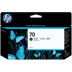 Cartus de cerneala original HP 70 Matte Black (C9448A, HP70) pentru Designjet Z2100 Photo Z2100GP Z3100 Z3100GP Z3100PS GP Z3200 Z3200ps Z5200 PostScript Z5200ps Z5400
