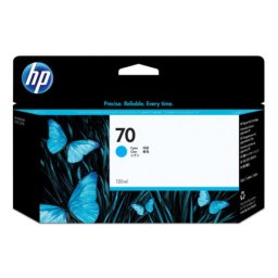 Cartus de cerneala original HP 70 Cyan (C9452A, HP70) pentru Designjet Z2100 Photo Z2100GP Z5200 PostScript Z5200ps Z5400