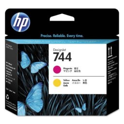 Cap de printare original HP 744 Magenta & Yellow (F9J87A, HP744) pentru Designjet Z2600 24 in PostScript Printer Z5600 44