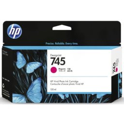 Cartus de cerneala original HP 745 Magenta (F9J95A, HP745) pentru Designjet Z2600 24 in PostScript Printer Z5600 44