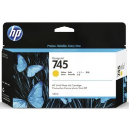 Cartus de cerneala original HP 745 Yellow (F9J96A, HP745) pentru Designjet Z2600 24 in PostScript Printer Z5600 44