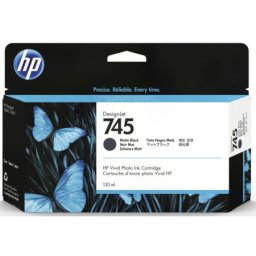 Cartus de cerneala original HP 745 Matte Black (F9J99A, HP745) pentru Designjet Z2600 24 in PostScript Printer Z5600 44