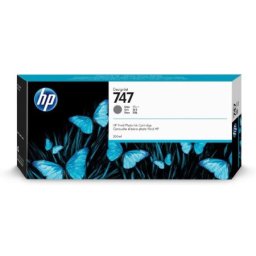 Cartus de cerneala original HP 747 Gray (P2V86A, HP747) pentru Designjet Z9+ 24 in PostScript 44 Z9+dr