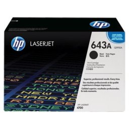 Cartus de toner (11K) HP 643A Black (Q5950A, HP643A) pentru Color LaserJet 4700 4700n 4700dn 4700dtn 4700ph+
