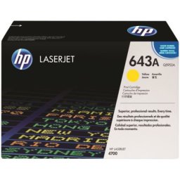 Cartus de toner (10K) HP 643A Yellow (Q5952A, HP643A) pentru Color LaserJet 4700 4700n 4700dn 4700dtn 4700ph+