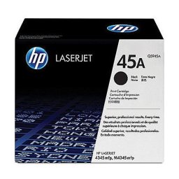 Cartus de toner (18K) HP 45A Black (Q5945A, HP45A) pentru LaserJet M4345 M4345x M4345xs M4345xm 4345 MFP 4345x 4345xs 4345xm