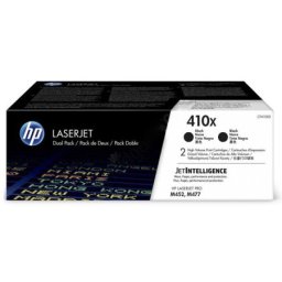 Cartus de toner x2 (13K) HP 410X Black Dual Pack (CF410XD, HP410X) pentru Color LaserJet Pro MFP M377dw M477fdn M477fdw M477fnw M452dn M452nw