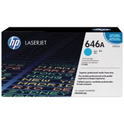 Cartus de toner (12.5K) HP 646A Cyan (CF031A, HP646A) pentru Color LaserJet Enterprise CM4540 MFP CM4540f CM4540fskm