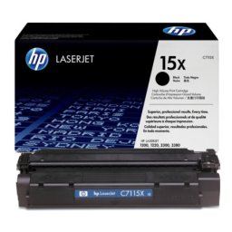 Cartus de toner (3.5K) HP 15X Black (C7115X, HP15X) pentru LaserJet 1000w 1200 1200n 1220 All in One Printer, Scanner, Copier 3300 3320mfp 3330mfp 3320n mfp 3310 3380 Printer