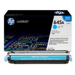 Cartus de toner (12K) HP 645A Cyan (C9731A, HP645A) pentru Color LaserJet 5500n 5500 5500dn 5500dtn 5500hdn 5550 5550n 5550dn 5550dtn 5550hdn