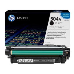 Cartus de toner (5K) HP 504A Black (CE250A, HP504A) pentru Color LaserJet CP3525n CP3525dn CP3525x CM3530 CM3530fs