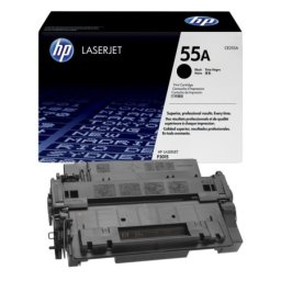 Cartus de toner (6K) HP 55A Black (CE255A, HP55A) pentru LaserJet Enterprise P3015 P3015dn P3015x Pro MFP M521dn M521dw 500 M525dn M525f