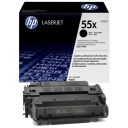 Cartus de toner (13.5K) HP 55X Black (CE255X, HP55X) pentru LaserJet Enterprise P3015 P3015dn P3015x Pro MFP M521dn M521dw 500 M525dn M525f