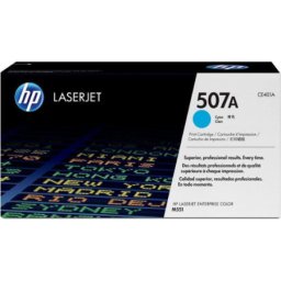 Cartus de toner (6K) HP 507A Cyan (CE401A, HP507A) pentru LaserJet Pro 500 color MFP M570dn M570dw Enterprise M551n M551dn M551xh M575dn M575f flow M575c