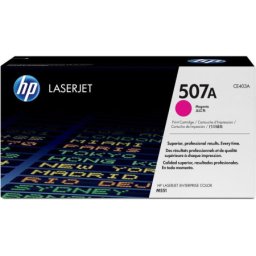 Cartus de toner (6K) HP 507A Magenta (CE403A, HP507A) pentru LaserJet Pro 500 color MFP M570dn M570dw Enterprise M551n M551dn M551xh M575dn M575f flow M575c
