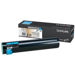 Cartus de toner (22K) Lexmark X945X2CG Cyan pentru X940e X945e