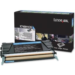 Cartus de toner (10K) Lexmark X748H1CG Cyan Return Program pentru X748de X748dte