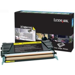 Cartus de toner (10K) Lexmark X748H1YG Yellow Return Program pentru X748de X748dte