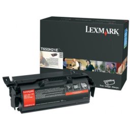 Cartus de toner (25K) Lexmark T650H21E Black pentru T650n T650dn T650dtn T652n T652dn T652dtn T654n T654dn T654dtn T656dne