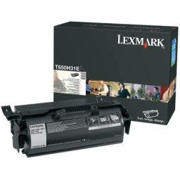Cartus de toner (25K) Lexmark T650H31E Black Corporate pentru T650n T650dn T650dtn T652n T652dn T652dtn T654n T654dn T654dtn T656dne