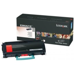 Cartus de toner (3.5K) Lexmark E260A21E Black pentru E462dtn E460dn E460dw E360dn E360d E260dn E260d E260