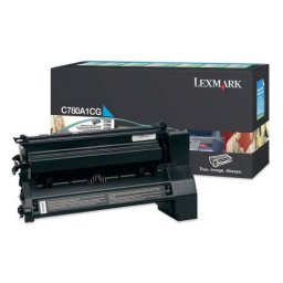 Cartus de toner (6K) Lexmark C780A1CG Cyan Return Program pentru C780n C780dn C780dtn C782n C782dn C782dtn X782e