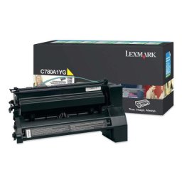 Cartus de toner (6K) Lexmark C780A1YG Yellow Return Program pentru C780n C780dn C780dtn C782n C782dn C782dtn X782e