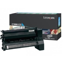 Cartus de toner (10K) Lexmark C780H1CG Cyan Return Program pentru C780n C780dn C780dtn C782n C782dn C782dtn X782e