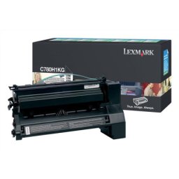 Cartus de toner (10K) Lexmark C780H1KG Black Return Program pentru C780n C780dn C780dtn C782n C782dn C782dtn X782e