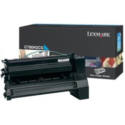 Cartus de toner (10K) Lexmark C780H2CG Cyan pentru C780n C780dn C780dtn C782n C782dn C782dtn X782e