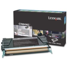 Cartus de toner (12K) Lexmark C746H1KG Black Return Program pentru C746n C746dn C746dtn C748e C748de C748dte