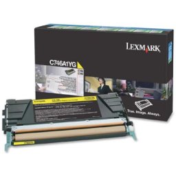 Cartus de toner (7K) Lexmark C746A1YG Yellow Return Program pentru C746n C746dn C746dtn C748e C748de C748dte