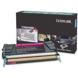 Cartus de toner (10K) Lexmark C748H1MG Magenta Return Program pentru C748e C748de C748dte