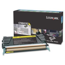 Cartus de toner (10K) Lexmark C748H1YG Yellow Return Program pentru C748e C748de C748dte