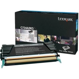 Cartus de toner (8K) Lexmark C734A2KG Black pentru C734dn C734dtn C734dw C734n C736dn C736dtn C736n X734de X736de X738de X738dte