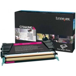 Cartus de toner (6K) Lexmark C734A2MG Magenta pentru C734dn C734dtn C734dw C734n C736dn C736dtn C736n X734de X736de X738de X738dte