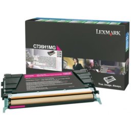 Cartus de toner (10K) Lexmark C736H1MG Magenta Return Program pentru C736dn C736dtn C736n X736de X738de X738dte