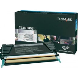 Cartus de toner (12K) Lexmark C736H2KG Black pentru C736dn C736dtn C736n X736de X738de X738dte