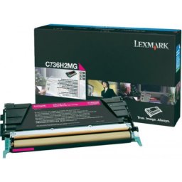 Cartus de toner (10K) Lexmark C736H2MG Magenta pentru C736dn C736dtn C736n X736de X738de X738dte