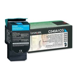 Cartus de toner (1K) Lexmark C540A1CG Cyan Return Program pentru C540n C543dn C544dn C544dtn C544dw C544n C546dtn X543dn X544dn X544dtn X544dw X544n X546dtn X548de X548dte