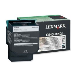 Cartus de toner (2.5K) Lexmark C540H1KG Black Return Program pentru C540n C543dn C544dn C544dtn C544dw C544n C546dtn X543dn X544dn X544dtn X544dw X544n X546dtn X548de X548dte